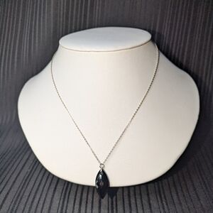 Sterling Silver Onyx Necklace